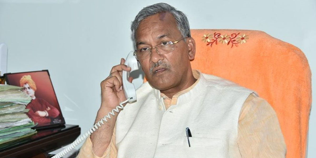 trivendra singh rawat donate five month salary in cheif minister relief fund