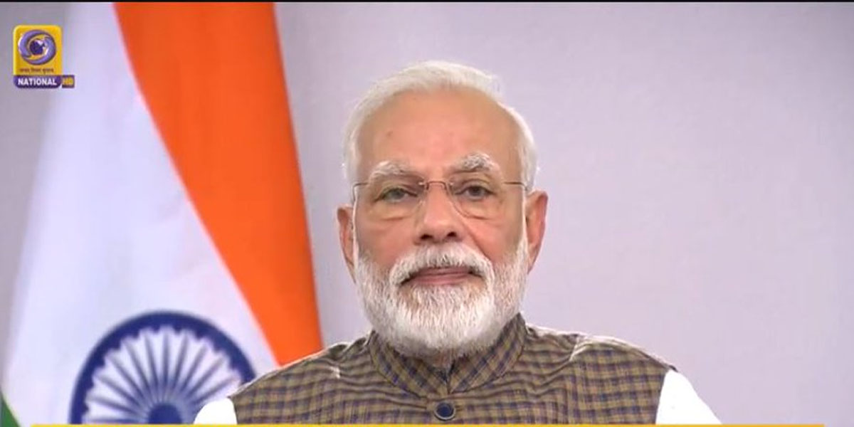 PM modi address nation second time