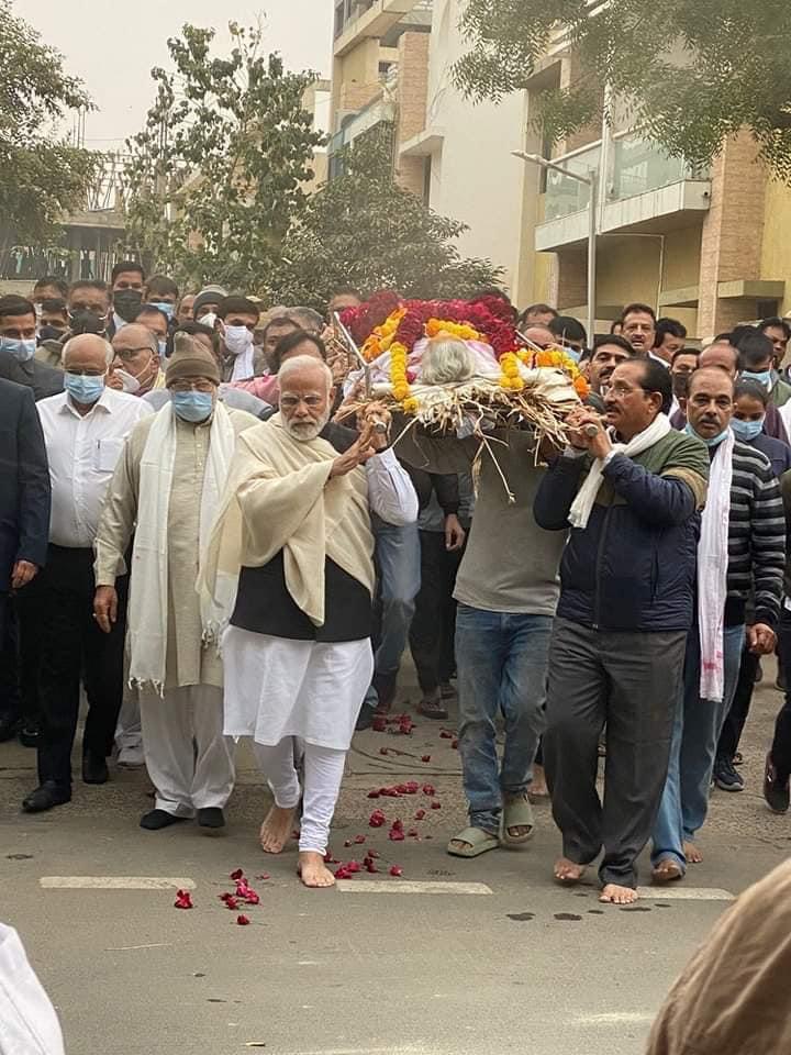 Prime Minister Narendra Modi's mother passed away