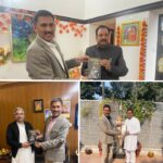 Gift of the book 'Mahayoddha ki Mahagatha'