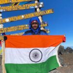 Vijay hoisted the tricolour on the highest peak of Africa