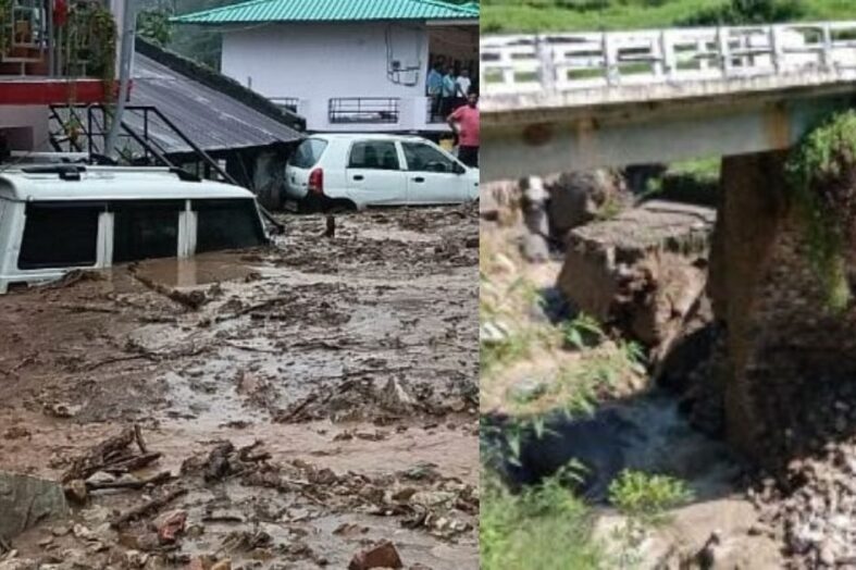 उत्तराखंड में तेज बारिश और बादल फटने से भारी तबाही