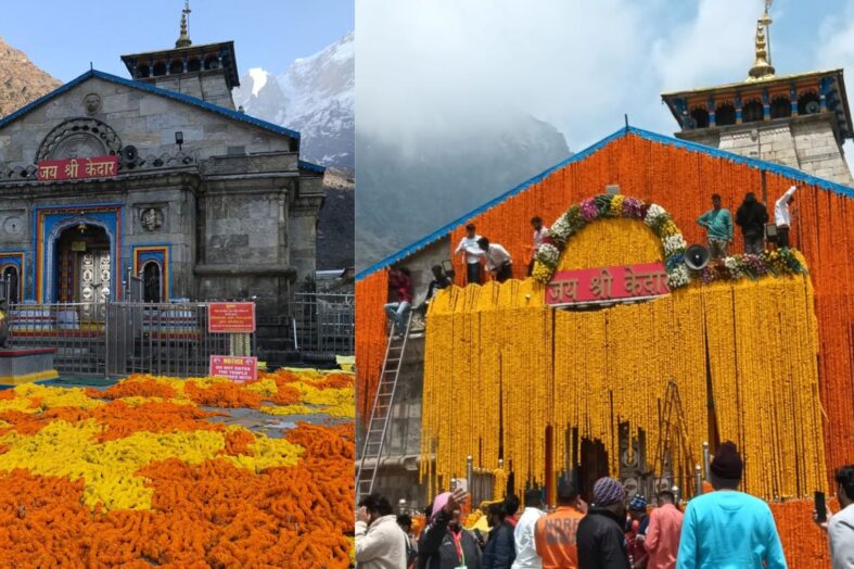 फूलों से सजा बाबा केदार का मंदिर, भक्तिभाव से करें दर्शन और धाम की पवित्रता का रखें ख्याल