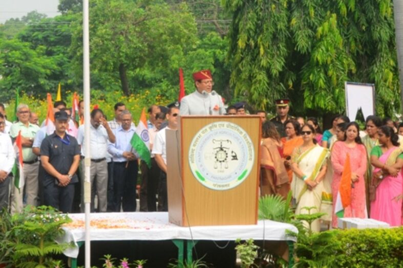 पंतनगर विश्वविद्यालय में स्वतंत्रता दिवस मनाया गया, शहीदों एवं स्वतंत्रता संग्राम सेनानियों को किया गया याद