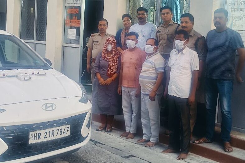 ज्वैलर्स की दुकान में चोरी की घटना को अंजाम देने वाले चार गिरफ्तार