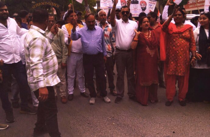 संविधान बचाओं रैली में कांग्रेसियों का सैलाब उमड़ा