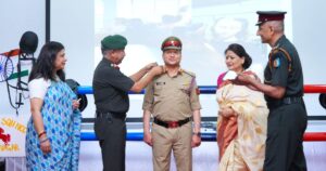 कुलपति डॉ. एम.एस. चौहान मानद कर्नल कमांडेंट की उपाधि से हुए सम्मानित