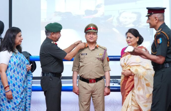 कुलपति डॉ. एम.एस. चौहान मानद कर्नल कमांडेंट की उपाधि से हुए सम्मानित