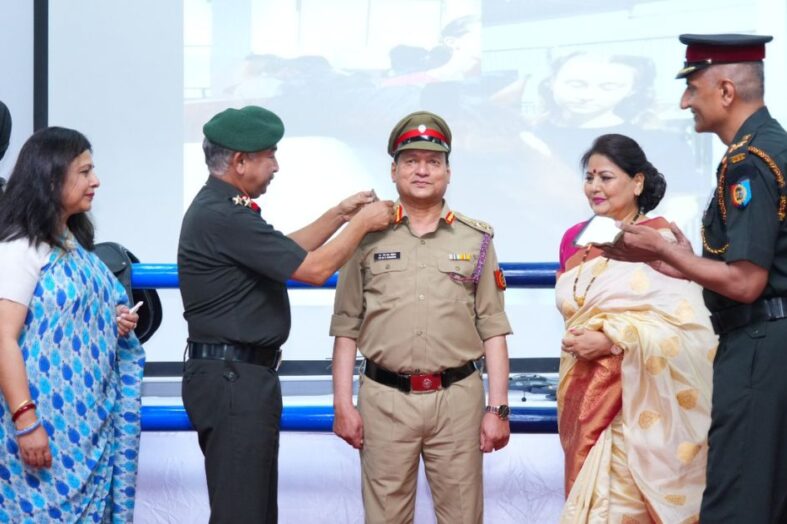 कुलपति डॉ. एम.एस. चौहान मानद कर्नल कमांडेंट की उपाधि से हुए सम्मानित