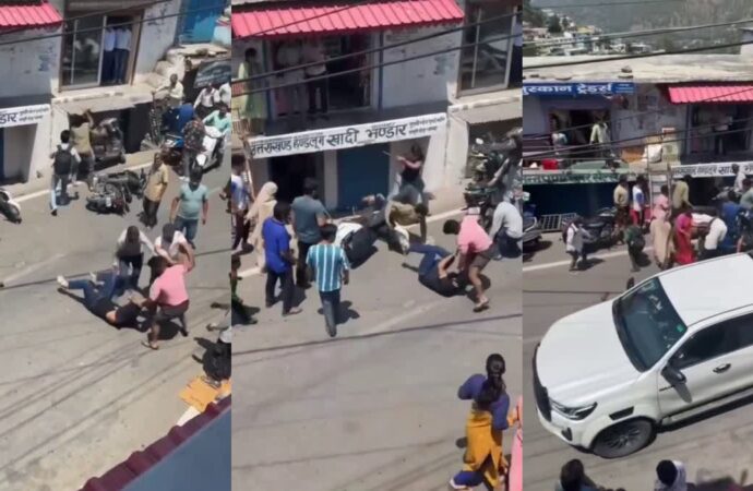 चंबा बाजार में दो पक्षों में मारपीट, जमकर चले लाठी-डंडे