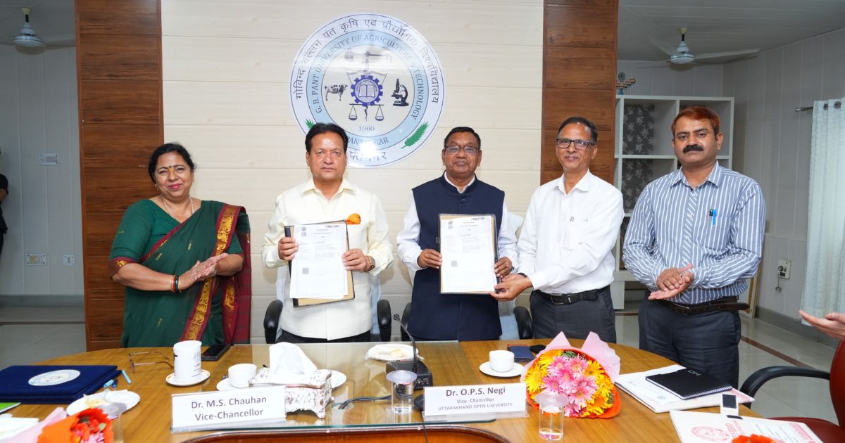 पन्तनगर विश्वविद्यालय एवं उत्तराखण्ड मुक्त विश्वविद्यालय तथा नेक्सीकान कम्पनी के साथ करार