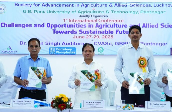 पंतनगर कृषि विश्वविद्यालय में तीन दिवसीय अंतर्राष्ट्रीय सम्मेलन का भव्य शुभारंभ