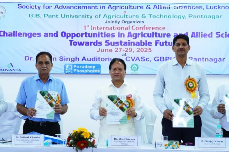 पंतनगर कृषि विश्वविद्यालय में तीन दिवसीय अंतर्राष्ट्रीय सम्मेलन का भव्य शुभारंभ
