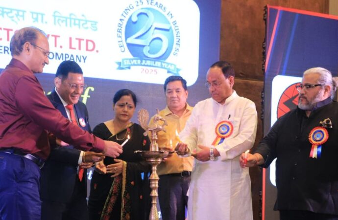 सुरेश चंद्र पांडे ने धूमधाम से मनाई एसकेपी प्रोजेक्ट्स प्रा. लिमिटेड की सिल्वर जुबली