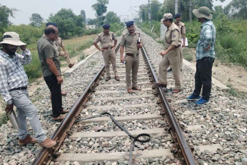 उत्तराखंड में रेल हादसे की बड़ी साजिश विफल