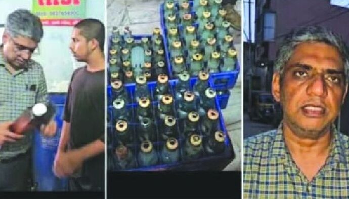 अनियमितत्ता पाए जाने पर दो सोडा फैक्ट्री सील