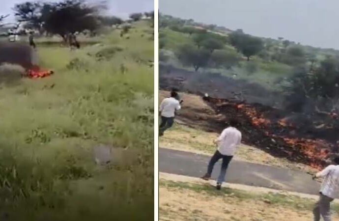 राजस्थान के चुरू में वायुसेना का विमान क्रैश, दोनों पायलटों की मौत