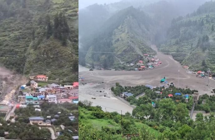 उत्तरकाशी के धराली गांव में बादल फटने से भारी तबाही, 4 की मौत, कई लापता