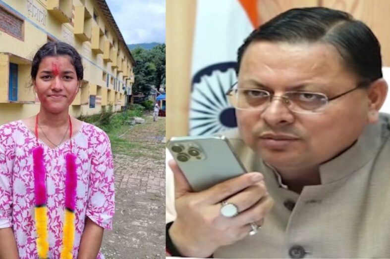 सीएम धामी ने सारकोट की नव निर्वाचित युवा प्रधान प्रियंका नेगी को फोन कर दी बधाई