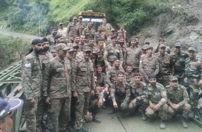 बीआरओ ने तीन दिन में वैली ब्रिज किया तैयार, अब राहत एवं बचाव कार्यों में आयेगी तेज