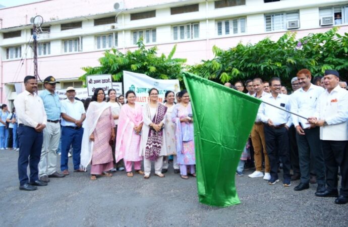 जीबी पंत विश्वविद्यालय में मोटे अनाजों के प्रति जागरूकता रैली