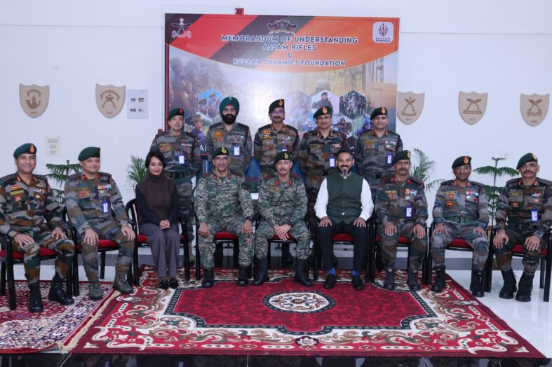 असम राइफल्स और रुद्रम डायनेमिक्स फाउंडेशन में समझौता, जवानों के प्रशिक्षण और शिक्षा को मिलेगी नई उड़ान