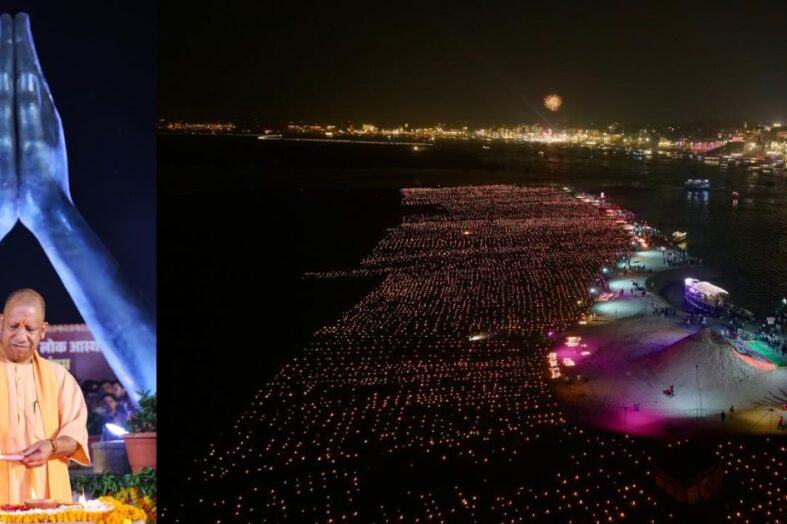 काशी में मां गंगा की गोद से दिखी आस्था, लाखों दीपों से जगमगाए गंगा घाट