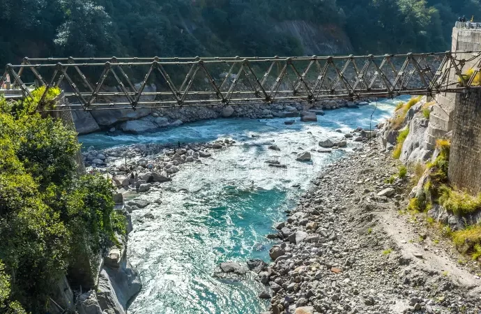 धौली गंगा पर उभर रहा खतरा, नीती घाटी में बन रही झील ने बढ़ाई चिंता