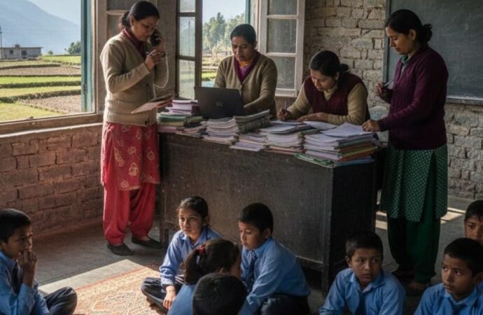 जब स्कूल योजना कार्यालय बन जाए…