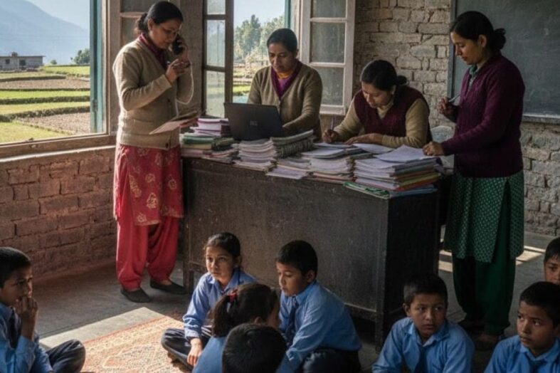 जब स्कूल योजना कार्यालय बन जाए…