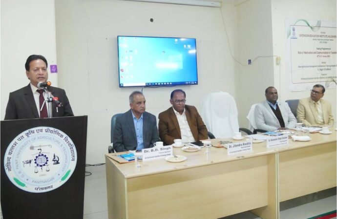 किसानों तक तकनीक पहुंचाने में विस्तार कर्मियों की भूमिका अहम: डॉ. मनमोहन सिंह चौहान