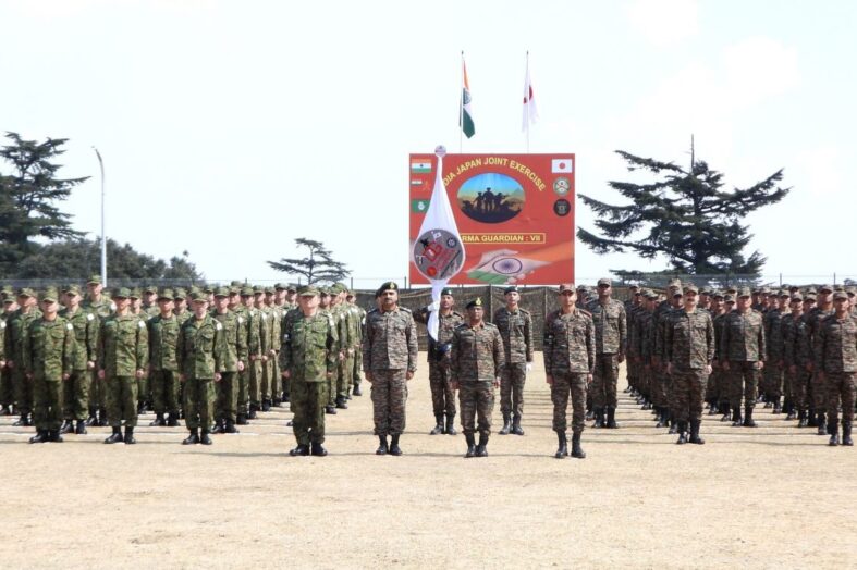 उत्तराखंड के चौबटिया में भारत-जापान संयुक्त सैन्य अभ्यास ‘धर्म गार्डियन’ शुरू