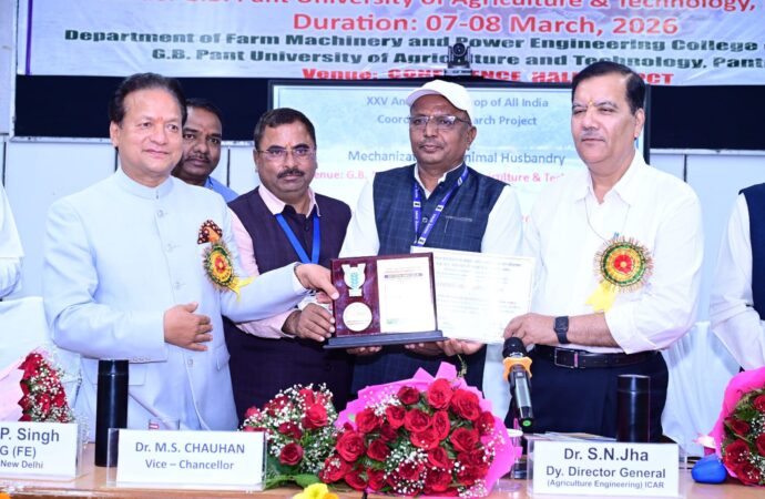 पंतनगर विश्वविद्यालय में आईसीएआर की ‘पशुपालन में यंत्रीकरण’ परियोजना पर कार्यशाला प्रारम्भ