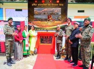 हर्षिल में सीडीएस जनरल अनिल चौहान ने रखी ‘सांस्कृतिक एवं विरासत केंद्र’ की आधारशिला