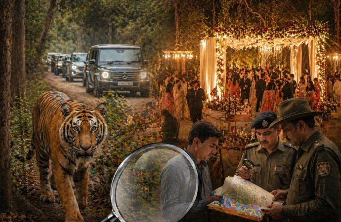 टाइगर रिजर्व में वीआईपी शादी पर उठे सवाल: नियमों के बीच संपन्न हुआ समारोह, जांच की मांग तेज