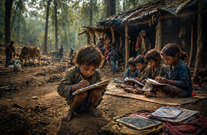 जंगल में बचपन गुम: वन गुर्जर बस्तियों में शिक्षा से दूर होते बच्चे, बुनियादी सुविधाओं का भी अभाव