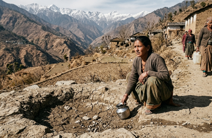 बूंद-बूंद को तरसते पहाड़: सूखते जल स्रोतों से कैसे बचेगा उत्तराखंड?