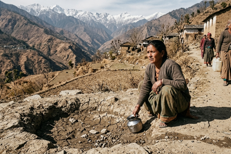 बूंद-बूंद को तरसते पहाड़: सूखते जल स्रोतों से कैसे बचेगा उत्तराखंड?
