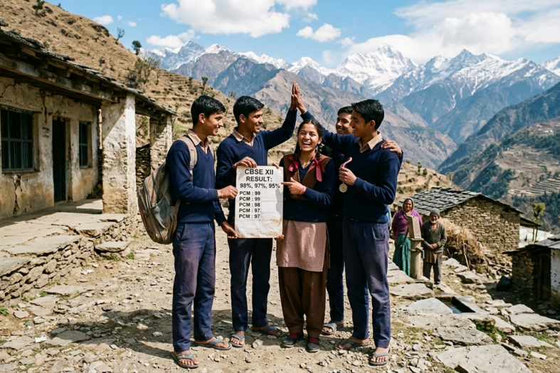 पौड़ी की बेटियों का कमाल: सीबीएसई रिजल्ट में छात्राओं ने लहराया सफलता का परचम
