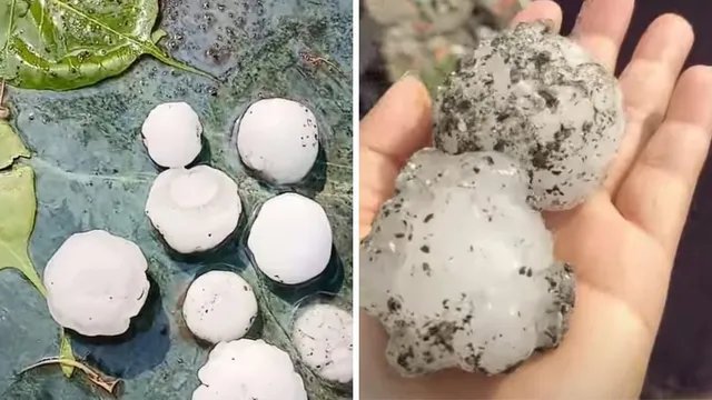 कुमाऊं में मौसम का कहर: 200 ग्राम तक के ओलों ने मचाई तबाही, वाहनों के शीशे और हेडलाइट टूटीं