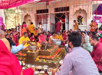 अमाल्डू में गूंजी जय मां राजराजेश्वरी: भव्य मंदिर स्थापना ने जोड़ी पीढ़ियां और परंपराएं