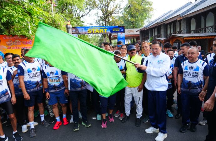सीएम धामी ने ‘नीति एक्सट्रीम अल्ट्रा रन 2026’ के काउंटडाउन रन को किया फ्लैग ऑफ