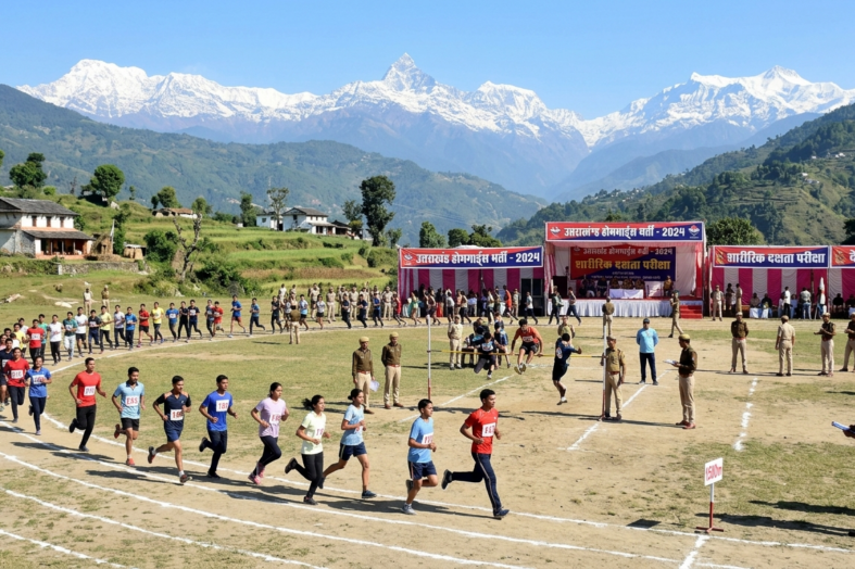 बागेश्वर में होमगार्ड भर्ती प्रक्रिया शुरू, पहले दिन 77 अभ्यर्थियों ने शारीरिक परीक्षा की बाधा पार की