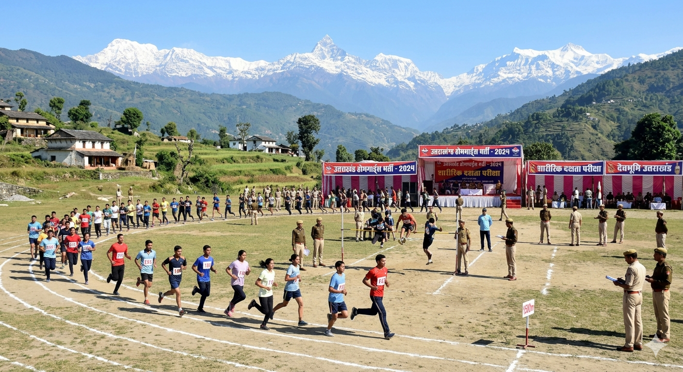 बागेश्वर में होमगार्ड भर्ती प्रक्रिया शुरू, पहले दिन 77 अभ्यर्थियों ने शारीरिक परीक्षा की बाधा पार की