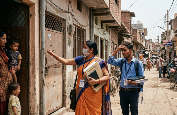 घर-घर दस्तक, हर मतदाता तक पहुंचने की कोशिश: एसआईआर अभियान के पहले दिन बीएलओ के सामने गर्मी, पलायन और तकनीकी चुनौतियां
