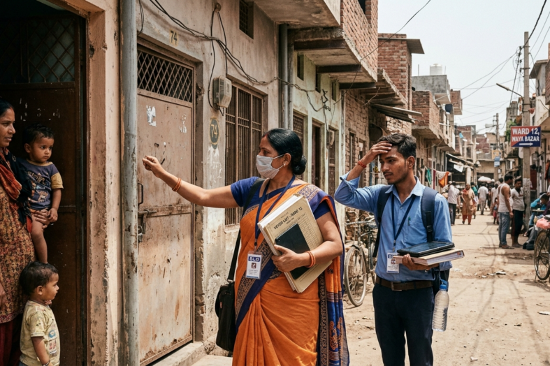 घर-घर दस्तक, हर मतदाता तक पहुंचने की कोशिश: एसआईआर अभियान के पहले दिन बीएलओ के सामने गर्मी, पलायन और तकनीकी चुनौतियां