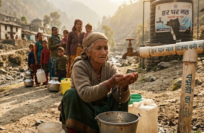 पानी को तरसता पद्मश्री का गांव: 11 महीने से बूंद-बूंद को मोहताज 200 परिवार, ‘हर घर नल’ योजना बनी सफेद हाथी