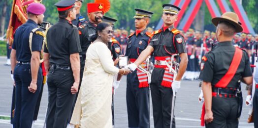 राष्ट्रपति द्रौपदी मुर्मू की मौजूदगी में आईएमए में इतिहास रचा गया, 481 भारतीय और 34 विदेशी कैडेट बने सैन्य अधिकारी, 9 महिला कैडेटों ने बढ़ाया गौरव