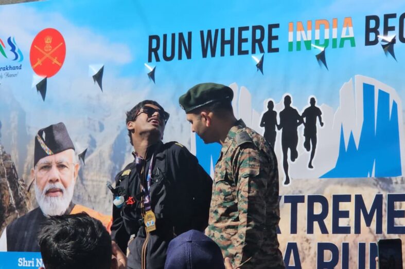 शारीरिक चुनौती पर भारी पड़ा जज्बा, अनुराग रावत ने पूरी की 10 किमी रन
