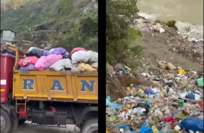 रुद्रप्रयाग में कूड़ा निस्तारण को लेकर विवाद, सभासद ने सोनप्रयाग-सीतापुर से आए पांच ट्रक लौटाए